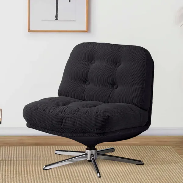 Кресло Ikea Dyvlinge/Kelinge Crom Черный photo 2