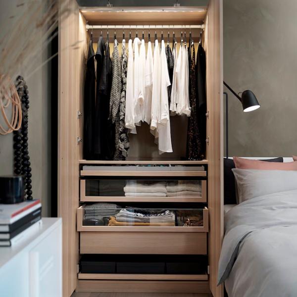 Dulap Ikea Pax/Forsand 100 x 60 x 201.2 / PAL / Aged Oak Imitation photo 5