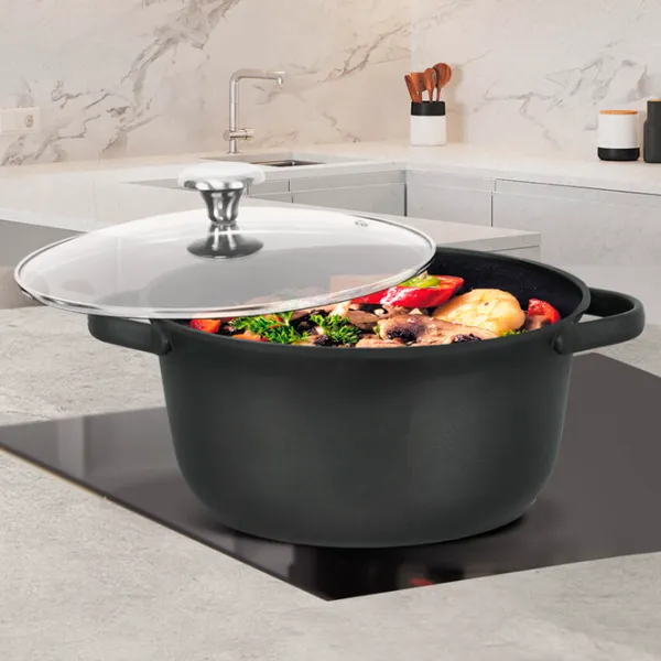 Cratiță Maestro Mr-4027-24 4.6l Aluminiu / Black photo 4