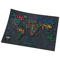 Настольная игра 1DEA.me Travel Map Letters World 5+/ Скретч карта photo 3