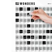 Настольная игра 1DEA.me 100 Bucketlist Wonders edition 5+/ Скретч карта photo 2