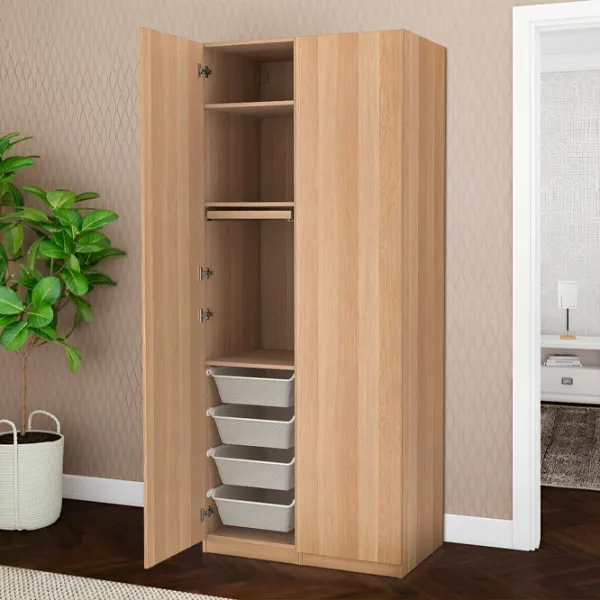 Шкаф Ikea Pax/Forsand 100 x 60см x 236.4 / ДСП / Имитация Состаренного Дуба photo 2