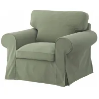 Fotoliu Ikea Ektorp/Hakebo Greenish Gray Greenish Gray photo 2