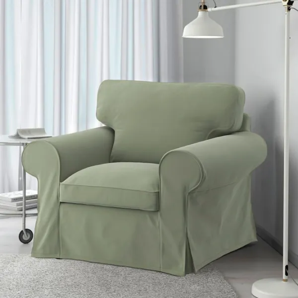 Fotoliu Ikea Ektorp/Hakebo Greenish Gray Greenish Gray photo 2 Fotoliu Ikea Ektorp/Hakebo Greenish Gray Greenish Gray photo 2