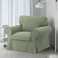 Fotoliu Ikea Ektorp/Hakebo Greenish Gray Greenish Gray photo 2