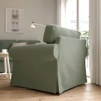 Fotoliu Ikea Ektorp/Hakebo Greenish Gray Greenish Gray photo 3