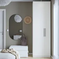 Шкаф Ikea Pax/Forsand 75 x 60см x 236.4 / ДСП / Белый photo 2