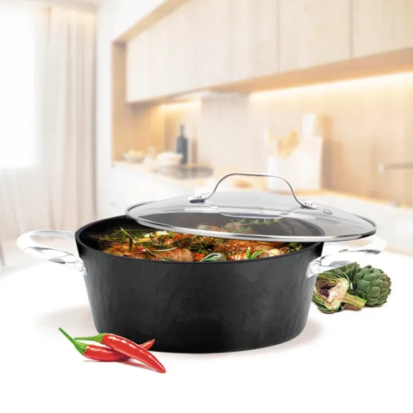 Cratiță Maestro Mr-4424 3.5l Aluminiu / Black photo 2 Cratiță Maestro Mr-4424 3.5l Aluminiu / Black photo 2