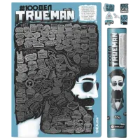 Joc de masă 1DEA.me TRUEMAN edition 3+/ Hartă de răzuire