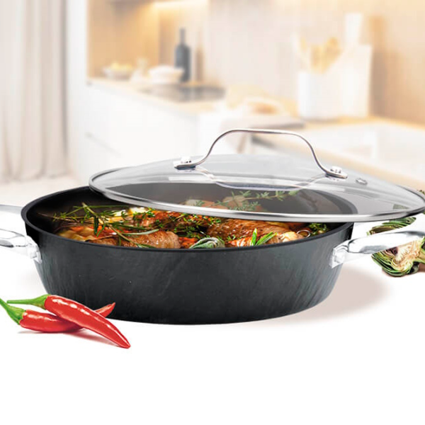 Cratiță Maestro Mr-4426S 2.5l Aluminiu / Black photo 3 Cratiță Maestro Mr-4426S 2.5l Aluminiu / Black photo 3