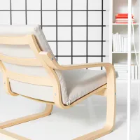 Fotoliu Ikea Poang/Katorp Beige Beige photo 3