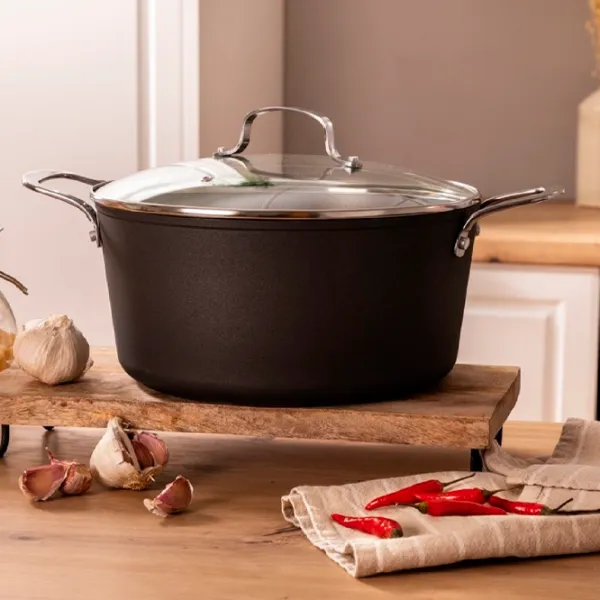 Кастрюля Maestro Mr-4428 5.8л Алюминий / Черный photo 4 Кастрюля Maestro Mr-4428 5.8л Алюминий / Черный photo 4
