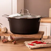 Кастрюля Maestro Mr-4428 5.8л Алюминий / Черный photo 4