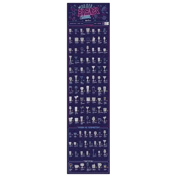 Настольная игра 1DEA.me BAR edition 18+/ Скретч карта photo 2