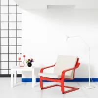 Fotoliu Ikea Poang/Katorp Red Beige photo 2