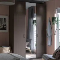 Шкаф Ikea Pax/Forsand/Aheim 150 x 60см x 236.4 / ДСП / Темно серый photo 3