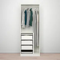 Dulap Ikea Pax/Forsand/Aheim 75 x 60 x 201.2 / DSP / Alb photo 2