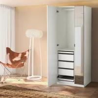 Dulap Ikea Pax/Forsand/Aheim 75 x 60 x 201.2 / DSP / Alb photo 3