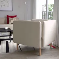 Кресло Ikea Lillehem/Vissle Beige Бежевый photo 5