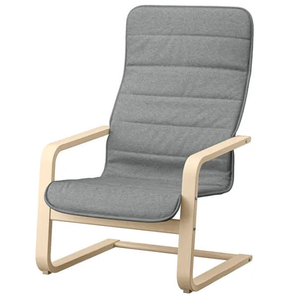 Кресло Ikea Arsunda/Knisa Beige Серый photo 1