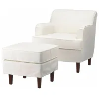 Fotoliu Ikea Rocksjon/Blekinge Brown White