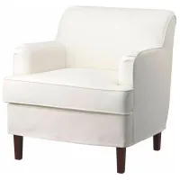 Кресло Ikea Rocksjon/Blekinge Brown Белый