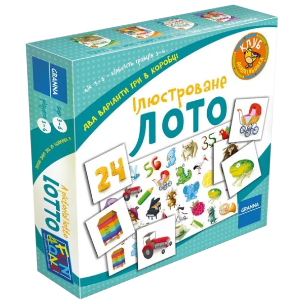 Настольная игра Granna Illustrated Bingo 5+/ Бинго photo 1