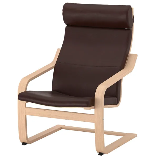 Fotoliu Ikea Poang/Glose Beige Dark Brown photo 1 Fotoliu Ikea Poang/Glose Beige Dark Brown photo 1