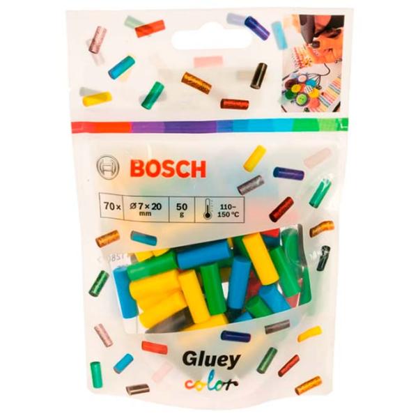 Bastonașe adezive Bosch GLUEY STICKS Multicolor / 70  photo 1