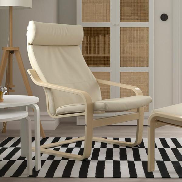 Кресло Ikea Poang/Glose Дуб Сонома Бежевый photo 2 Кресло Ikea Poang/Glose Дуб Сонома Бежевый photo 2