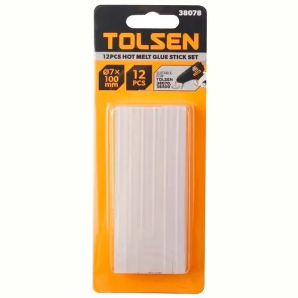 Клеевые палочки Tolsen 38078 Прозрачный / 12 photo 1