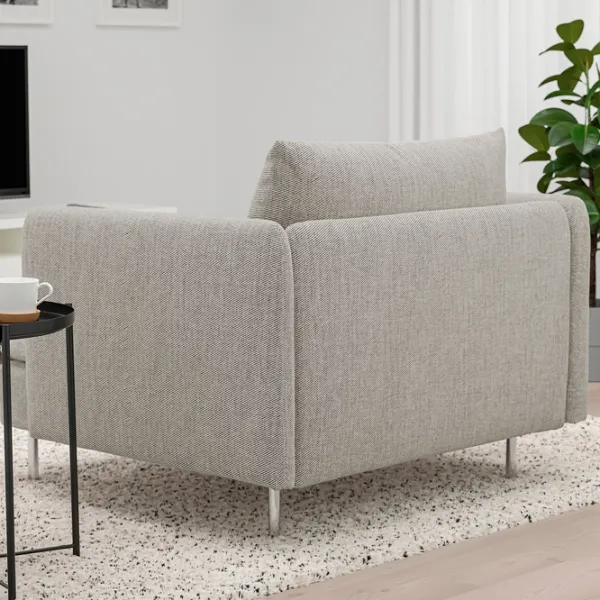 Fotoliu Ikea Soderhamn Crom Beige photo 4 Fotoliu Ikea Soderhamn Crom Beige photo 4