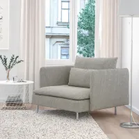 Кресло Ikea Soderhamn Crom Бежевый photo 6