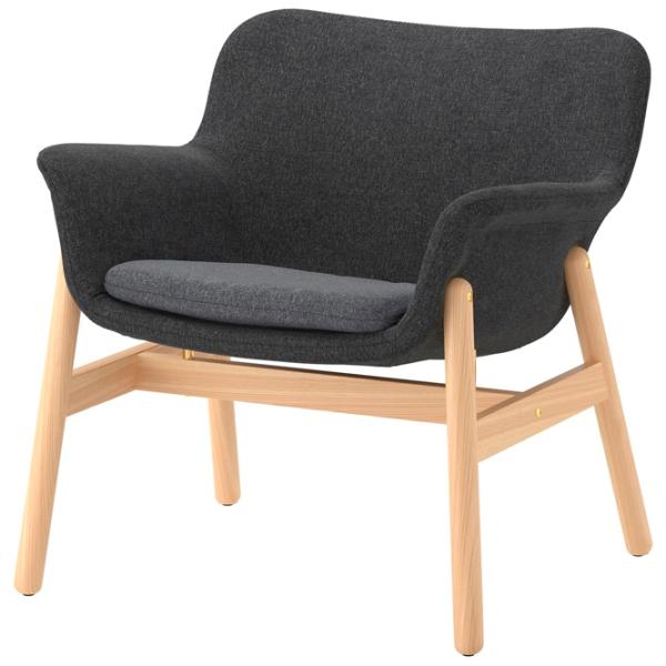 Кресло Ikea Vedbo/Gunnared Beige Тёмно-серый photo 1 Кресло Ikea Vedbo/Gunnared Beige Тёмно-серый photo 1