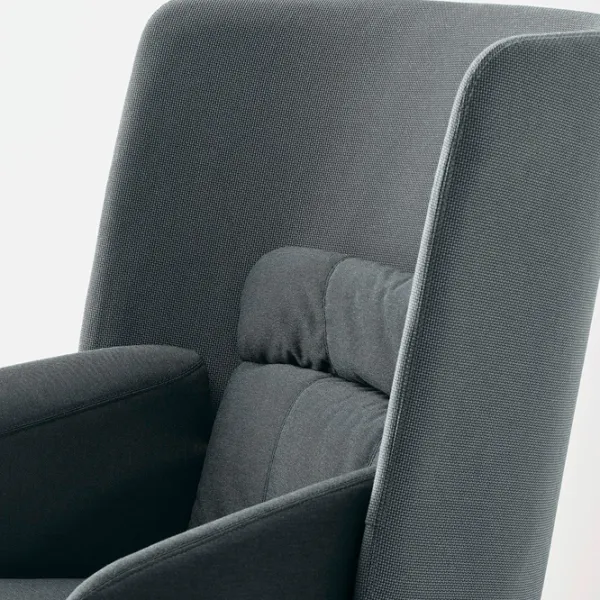 Кресло Ikea Bingsta/Vissle/Kabusa Черный Серый photo 3