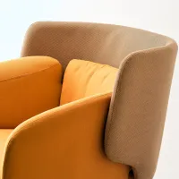 Кресло Ikea Bingsta/Vissle/Kabusa Черный Темно-желтый photo 5