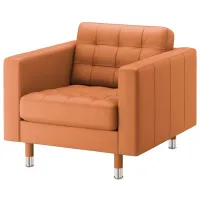 Кресло Ikea Landskrona/Grann/Bomstad Crom Golden Brown