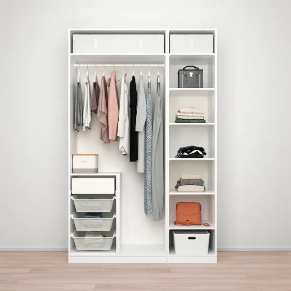 Шкаф Ikea Pax/Tyssedal 150 x 60см x 236.4 / ДСП / Белый photo 3 Шкаф Ikea Pax/Tyssedal 150 x 60см x 236.4 / ДСП / Белый photo 3