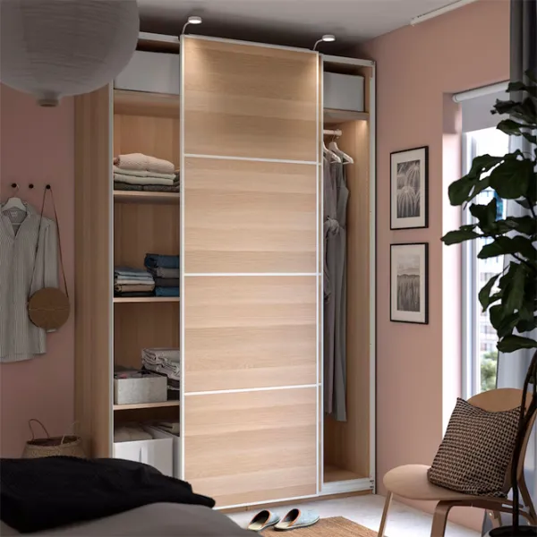 Шкаф Ikea Pax/Mehamn 150 x 66см x 236.4 / ДСП / Имитация Состаренного Дуба photo 2