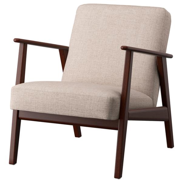Кресло Ikea Ekenaset/Kilanda Brown Бежевый photo 1 Кресло Ikea Ekenaset/Kilanda Brown Бежевый photo 1