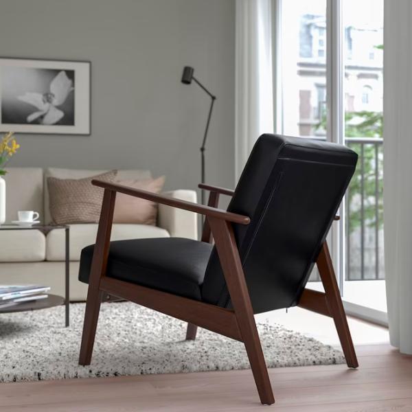Кресло Ikea Ekenaset/Jonsbyn Brown Черный photo 3 Кресло Ikea Ekenaset/Jonsbyn Brown Черный photo 3