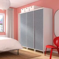 Dulap Ikea Platsa 180 x 57 x 191 / DSP / Alb photo 2