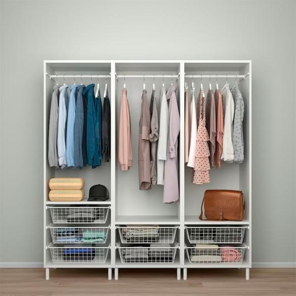 Dulap Ikea Platsa 180 x 57 x 191 / DSP / Alb photo 4