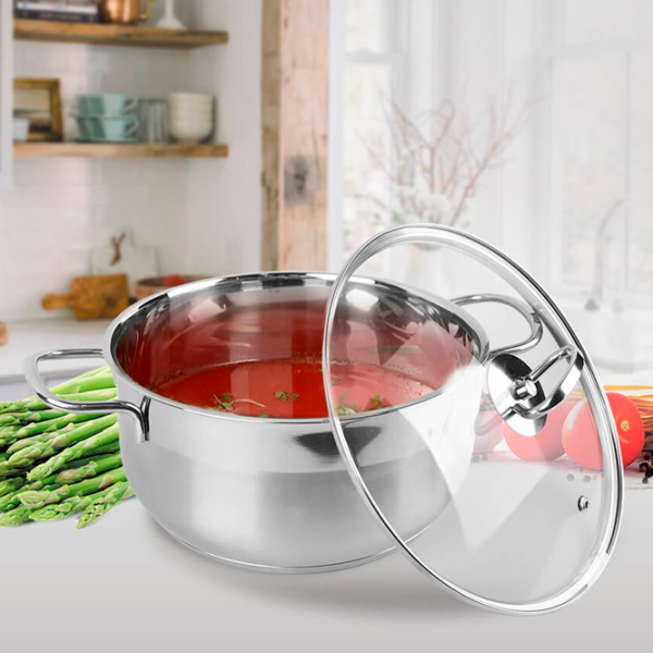 Cratiță Maestro Mr-3508-30 10l Inox / Inox photo 6 Cratiță Maestro Mr-3508-30 10l Inox / Inox photo 6