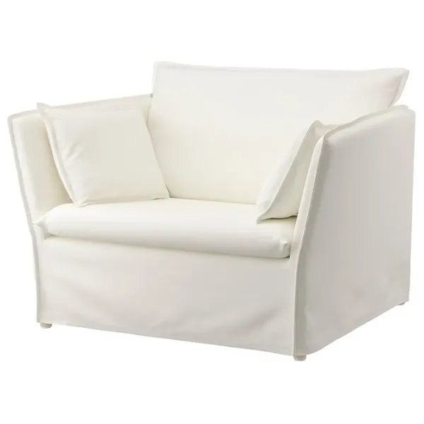 Fotoliu Ikea Backsalen Beige White photo 1 Fotoliu Ikea Backsalen Beige White photo 1