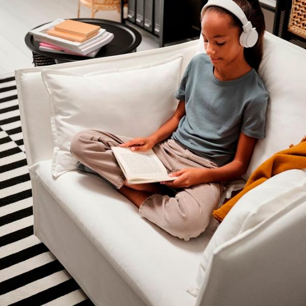 Fotoliu Ikea Backsalen Beige White photo 2 Fotoliu Ikea Backsalen Beige White photo 2