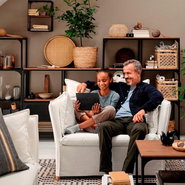 Fotoliu Ikea Backsalen Beige White photo 3 Fotoliu Ikea Backsalen Beige White photo 3