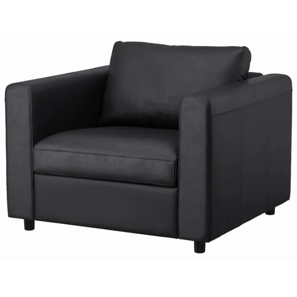 Кресло Ikea Vimle/Grann/Bomstad Черный Черный photo 1 Кресло Ikea Vimle/Grann/Bomstad Черный Черный photo 1