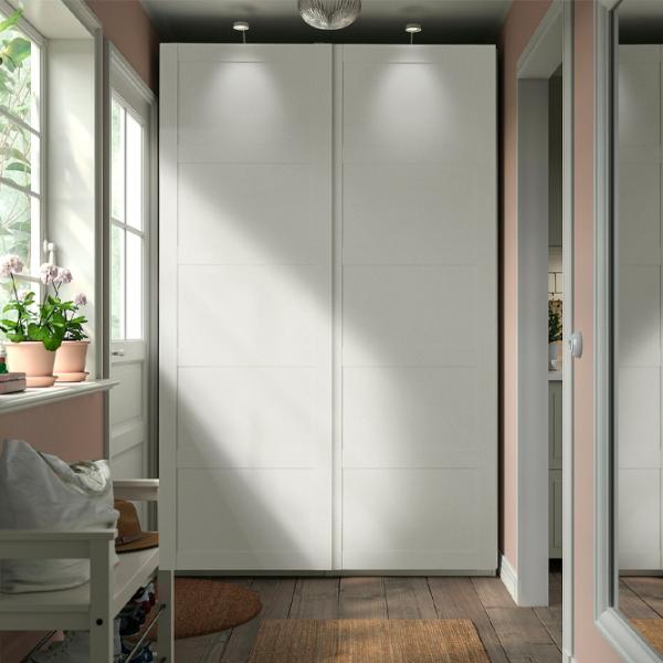 Dulap Ikea Pax/Bergsbo 150 x 66 x 236.4 / DSP / Alb photo 2
