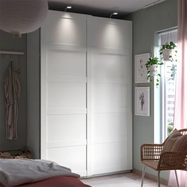 Dulap Ikea Pax/Bergsbo 150 x 66 x 236.4 / DSP / Alb photo 3